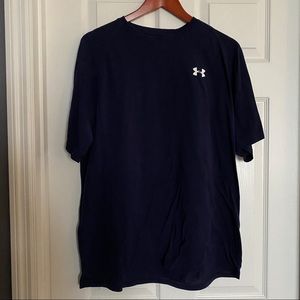 Under Armour Navy Heat Gear Short Sleeve Shirt